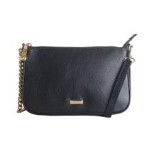 Bolsa Moda Dayane Magalhaes Couro Preta