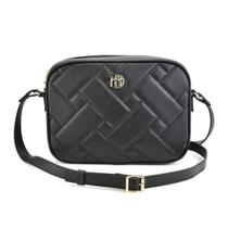 Bolsa Modare Estruturada em Napa Preto Ajustável Casual - Bolsa Modare Estruturada em Napa Preto Ajustável Casual -