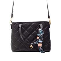 Bolsa Modare Napa Preta Elegância e Sofisticação