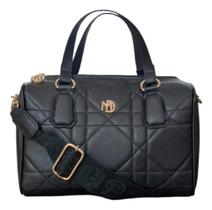 Bolsa Modare Napa Soft Preta Design Charmoso Dia a Dia Bolsa Modare Napa Soft Preta Design Charmoso Dia a Dia