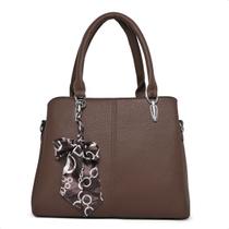 Bolsa Moderna Social Feminina Couro Moderna De Ombro Luxuosa Alça Transversal Office Escritorio