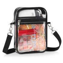 Bolsa MoKo Clear Crossbody Stadium aprovada 19x15x5 cm