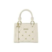 Bolsa Moleca Feminina Em Pvc Alça Dupla - Branco off Bolsa Moleca Feminina Em Pvc Alça Dupla - Branco off