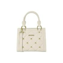 Bolsa Moleca Feminina Em Pvc Alça Dupla - Branco off Bolsa Moleca Feminina Em Pvc Alça Dupla - Branco off