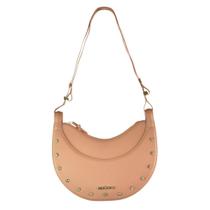 Bolsa Moleca Transversal Curvada Feminina Nude - Bolsa Moleca Transversal Curvada Feminina Nude -
