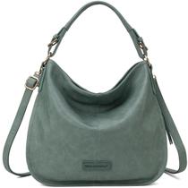 Bolsa Montana West Hobo Purses Vegan Leather Green