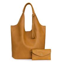 Bolsa Montana West Hobo Vegan Leather com borla MWC2-079BR Bolsa Montana West Hobo Vegan Leather com borla MWC2-079BR