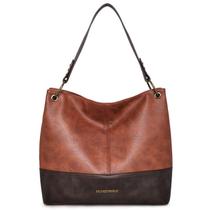 Bolsa Montana West MWC-047BR - Material Vegano Bicolor