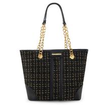 Bolsa Montana West Tote Satchel Chain Strap 28x11 cm