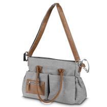 Bolsa Multifuncional para Maternidade em Poliéster Cinza 25L Bolsa Multifuncional para Maternidade em Poliéster Cinza 25L