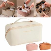 Bolsa Necessaire Blogueirinha Organizador de Objetos com Alça Multifuncional Portátil de Maquiagem Cosméticos Bolsa Necessaire Blogueirinha Organizador de Objetos com Alça Multifuncional Portátil de Maquiagem Cosméticos