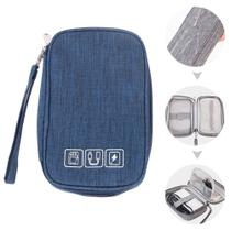 Bolsa Necessaire Impermeável Organizador Armazenamento de Cabos Dado Digital Viagem