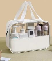 Bolsa nécessaire Média alça dupla Portátil transparente Bolsa nécessaire Média alça dupla Portátil transparente