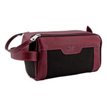 Bolsa / Necessaire OFFIDA em Nylon c/ Couro Galvani
