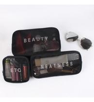 Bolsa Necessaire Organizadoras Nylon +tela Handsome/neatness Bolsa Necessaire Organizadoras Nylon +tela Handsome/neatness
