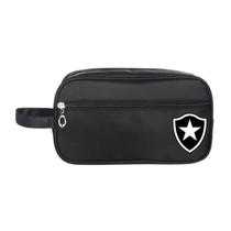 Bolsa Necessaire Personalizada Nylon Preta Time de Futebol