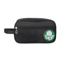 Bolsa Necessaire Personalizada Nylon Preta Time de Futebol Bolsa Necessaire Personalizada Nylon Preta Time de Futebol