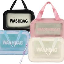 Bolsa Nécessaire Washbag Impermeável Grande Escova de Dente Bolsa Nécessaire Washbag Impermeável Grande Escova de Dente