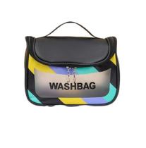 Bolsa nécessaire washbag transparente impermeável com alça elegante