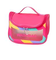 Bolsa nécessaire washbag transparente impermeável com alça resistente