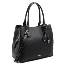 Bolsa Nine West Brooklyn Jet Set Carryall Preta Bolsa Nine West Brooklyn Jet Set Carryall Preta