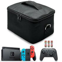 Bolsa Nintendo Switch Case Mochila Transporte Bag Padrão e Oled - Pop Arte Skins