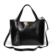 Bolsa Nippon Feminina Couro PRETO 4 Ref: BF368 Bolsa Nippon Feminina Couro PRETO 4 Ref: BF368