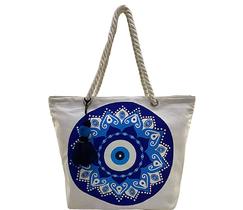 Bolsa Olho Grego Feminina Praia Piscina Verão Viagem Sacola Bag Bolsa Olho Grego Feminina Praia Piscina Verão Viagem Sacola Bag