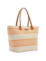 Bolsa Ombro Feminina Palha Chenson 3184581 - Laranja