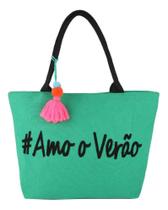 Bolsa Ombro Feminina Praia Piscina Compra Feira Grande