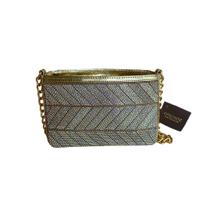Bolsa Orcade em Couro com Strass Bolsa Orcade em Couro com Strass