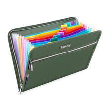 Bolsa organizadora de arquivos de acordeão segura à prova de fogo, pasta verde Bolsa organizadora de arquivos de acordeão segura à prova de fogo, pasta verde
