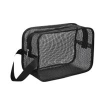 Bolsa Organizadora De Banho Em Malha De Grande Capacidade Multifuncional Portátil Para Cosméticos Bolsa Organizadora De Banho Em Malha De Grande Capacidade Multifuncional Portátil Para Cosméticos