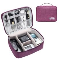 Bolsa organizadora de cabos de viagem YOUBDM impermeável com grande capacidade Bolsa organizadora de cabos de viagem YOUBDM impermeável com grande capacidade