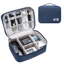 Bolsa organizadora de cabos de viagem YOUBDM impermeável com grande capacidade Bolsa organizadora de cabos de viagem YOUBDM impermeável com grande capacidade