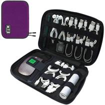 Bolsa organizadora de cabos Luxtude Cord Organizer Travel Purple