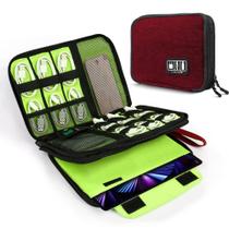 Bolsa organizadora de cabos Luxtude Cord Organizer Travel Red