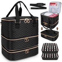 Bolsa Organizadora de Esmaltes MZTXY - 3 Camadas para 84 Garrafas Bolsa Organizadora de Esmaltes MZTXY - 3 Camadas para 84 Garrafas