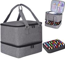 Bolsa Organizadora de Esmaltes Quoyiyo - Capacidade para 42 Garrafas