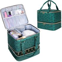 Bolsa Organizadora de Esmaltes Uross para 42 Garrafas com Luminária de Unhas