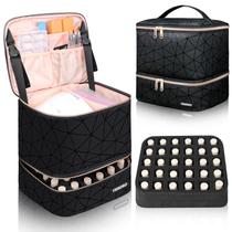 Bolsa Organizadora de Esmaltes Veirdro - Capacidade para 30 Garrafas + Lâmpada