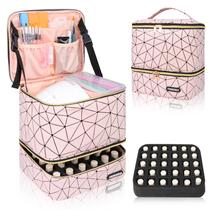 Bolsa Organizadora de Esmaltes Veirdro para 30 Garrafas + Lâmpada