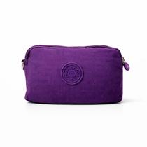 Bolsa Organizadora de Mão Compacta com Zíper Duplo