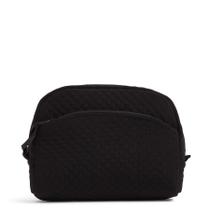Bolsa organizadora de maquiagem cosmética Vera Bradley Microfiber Black Bolsa organizadora de maquiagem cosmética Vera Bradley Microfiber Black