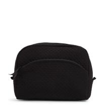 Bolsa organizadora de maquiagem cosmética Vera Bradley Microfiber Black Bolsa organizadora de maquiagem cosmética Vera Bradley Microfiber Black