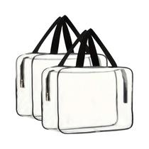 Bolsa Organizadora De Maquiagem Grande E Transparente À Prova d'Água, Bolsa Plástica Tote