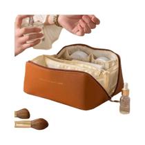 Bolsa Organizadora de Maquiagem Luxuosa para Viagem - Kit de Higiene Feminina Bolsa Organizadora de Maquiagem Luxuosa para Viagem - Kit de Higiene Feminina