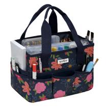 Bolsa Organizadora de Materiais de Arte JLDTOP Floral Portátil Bolsa Organizadora de Materiais de Arte JLDTOP Floral Portátil