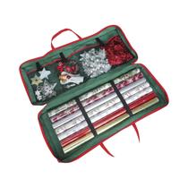 Bolsa Organizadora De Papel De Presente De Natal De Grande Capacidade Para Laços, Fitas E Rolos,