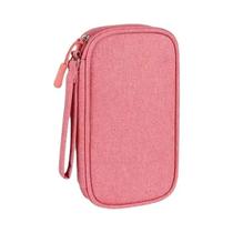 Bolsa Organizadora De Viagem Portátil À Prova D'água De Camada Dupla Para Cabos E Cabos Bolsa De
